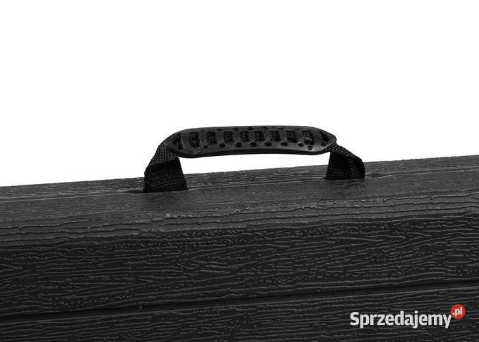 Stół ogrodowy składany czarny 180 czarny Biała Podlaska