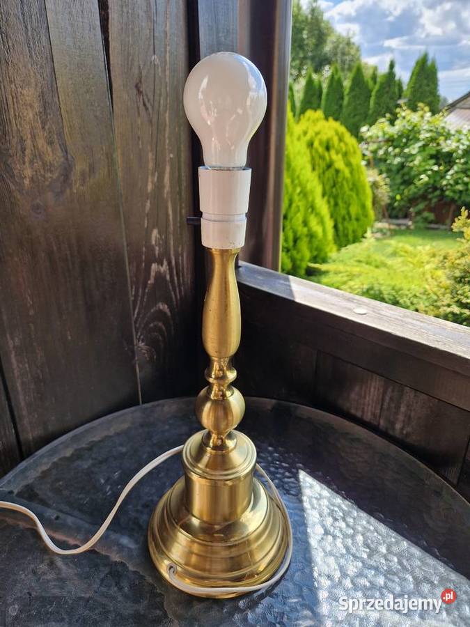 Lampa mosiężna Wierzchowina