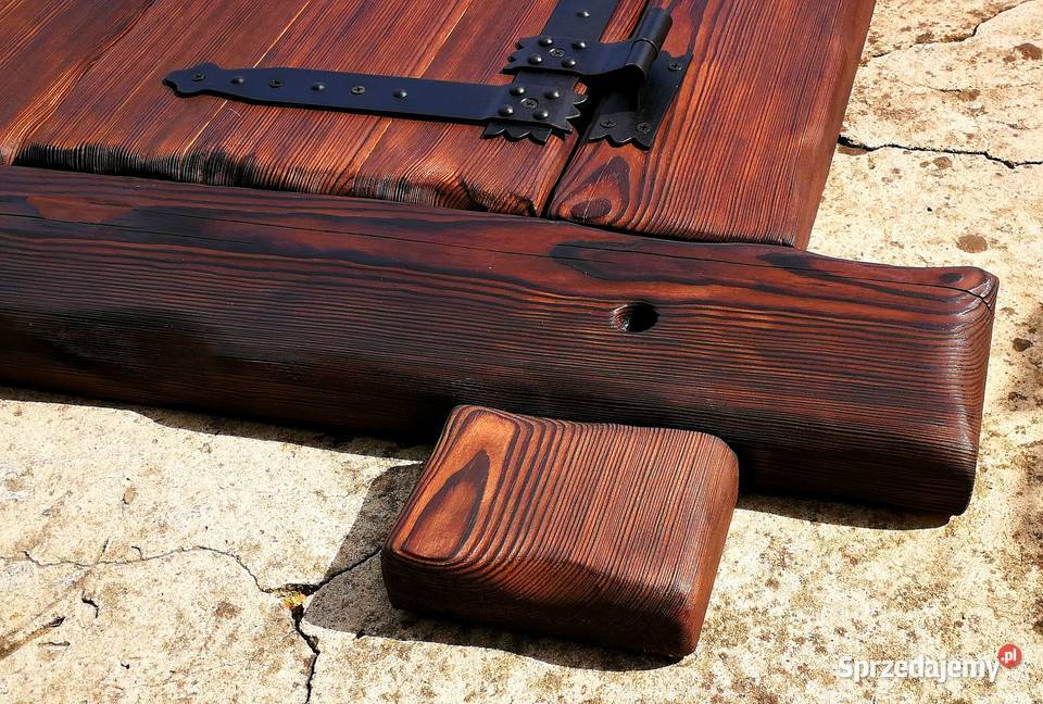 Rustykalna okiennica drewniana rękodzieło rama Radków sprzedam