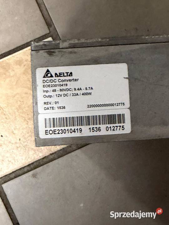 Przetwornica DC DC converter 4880V 125V400W