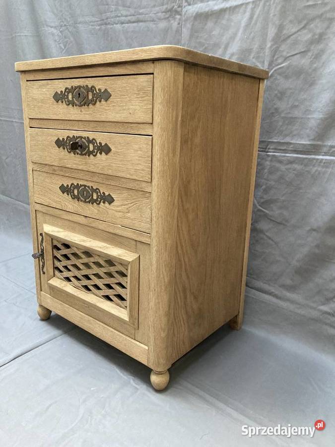 Dębowa szafka z dwoma szufladami Kraków