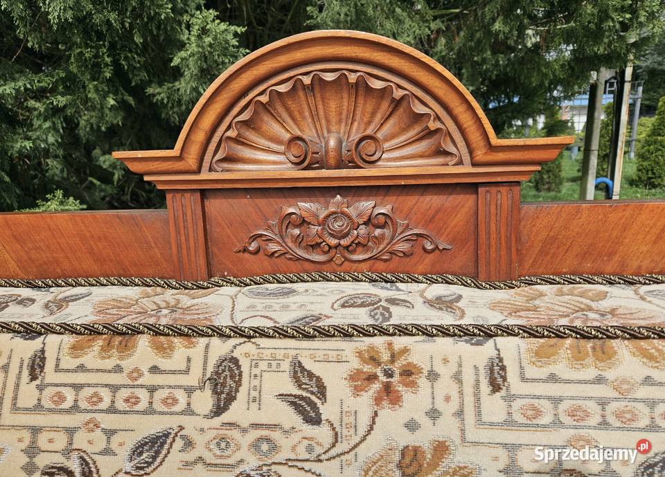 Sofa eklektyczna z motywem floralnym zachodniopomorskie Szczecin