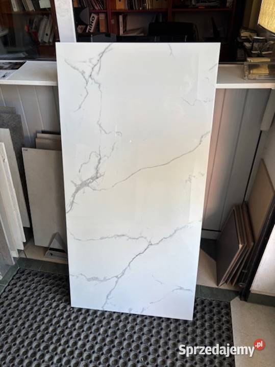 gres poler 60x120 Marmur biały Stone carrara Lux Zakopane