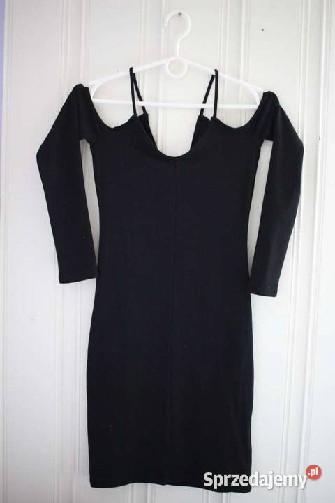 Czarna sukienka hm xxs 32 pencil ołówkowa cold kujawsko-pomorskie