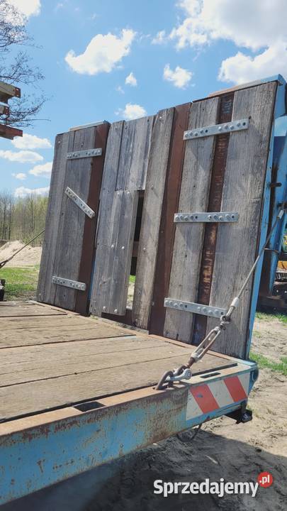 Przyczepa niskopodwoziowa Actm B21215 2 osie pełny VAT sprzedam