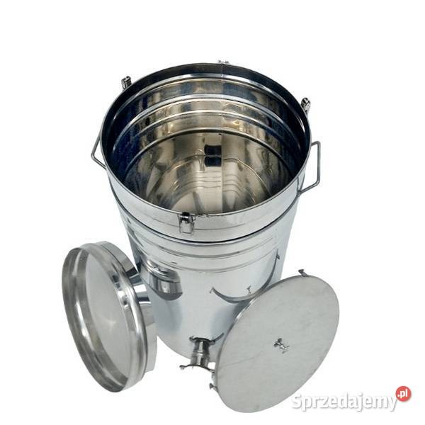 Odstojnik do miodu 70L z sitem stal nierdzewna podkarpackie Posada Jaśliska