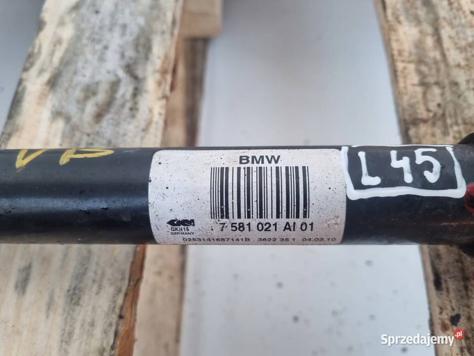 PÓŁOŚ Bmw 5 F10 F11 20 D 30 D LEWA TYLNA półośka Chełm