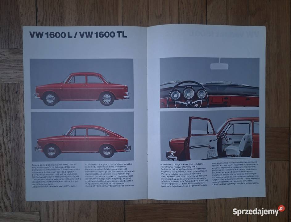 VW Garbus prospekt reklamowy mazowieckie Warszawa