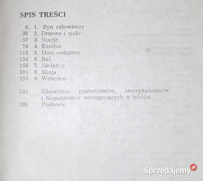 Syn człowieczy Augusto Roa Bastos Chełm sprzedam