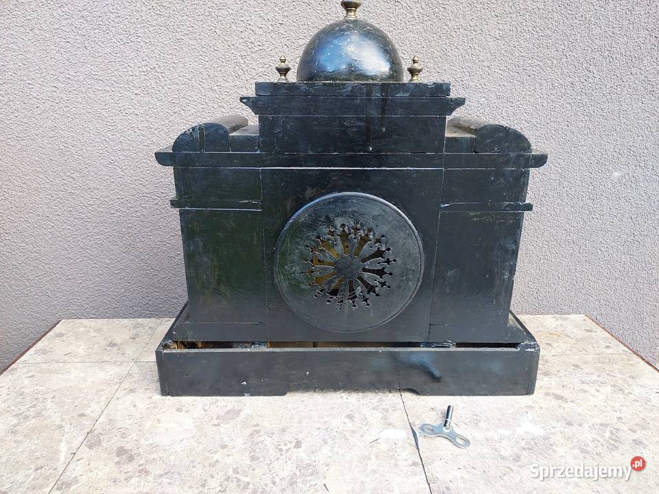 244 Stary zegar kominkowy Junghans 1912r pomorskie Tczew