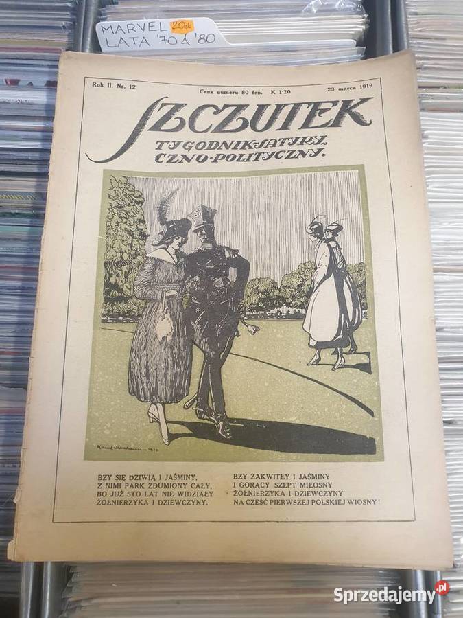 Szczutek magazyn z pierwszym polskim komiksem Gdynia
