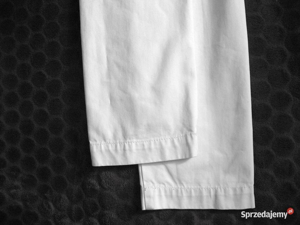 Spodnie kremowe męskie W 32 L 36 pas 86 Siedlce sprzedam