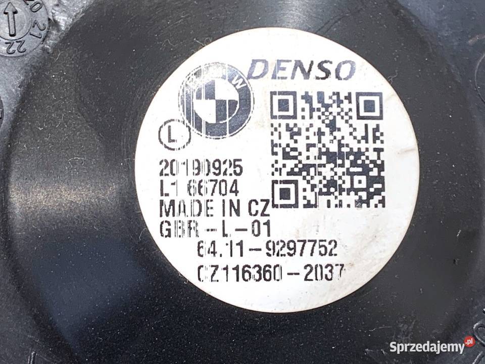 DMUCHAWA NAWIEWU BMW F39 9297752 WENTYLATOR Dmuchawy Dmuchawy