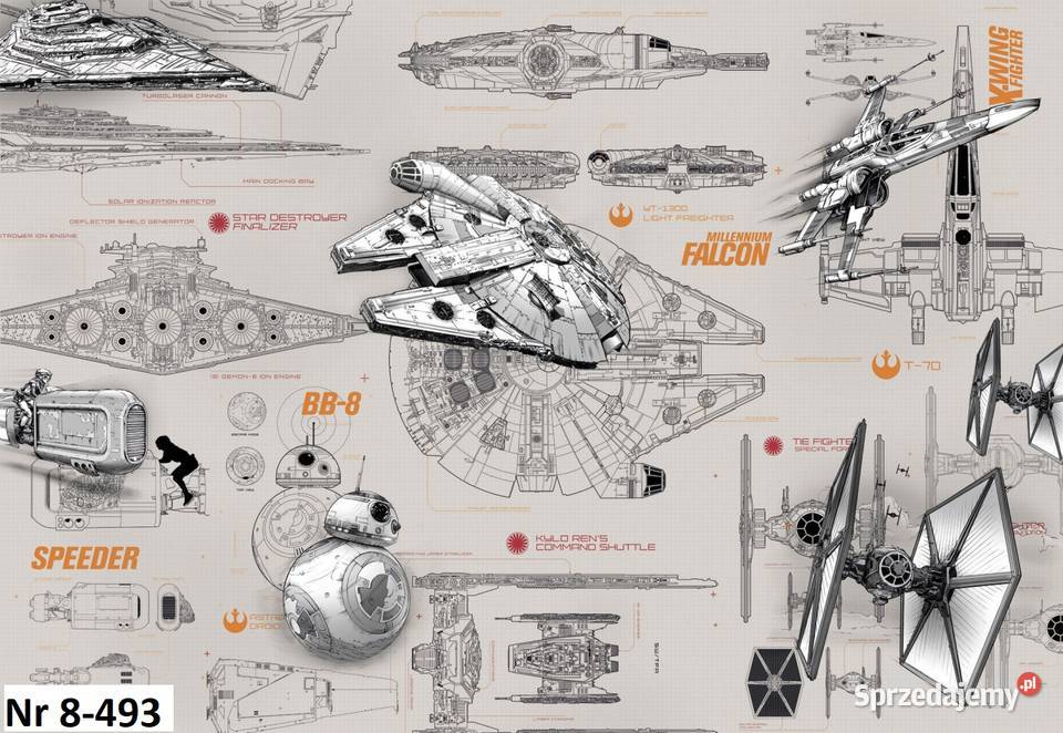 Tapeta fototapeta Star Wars 5 Wzorów Leszno