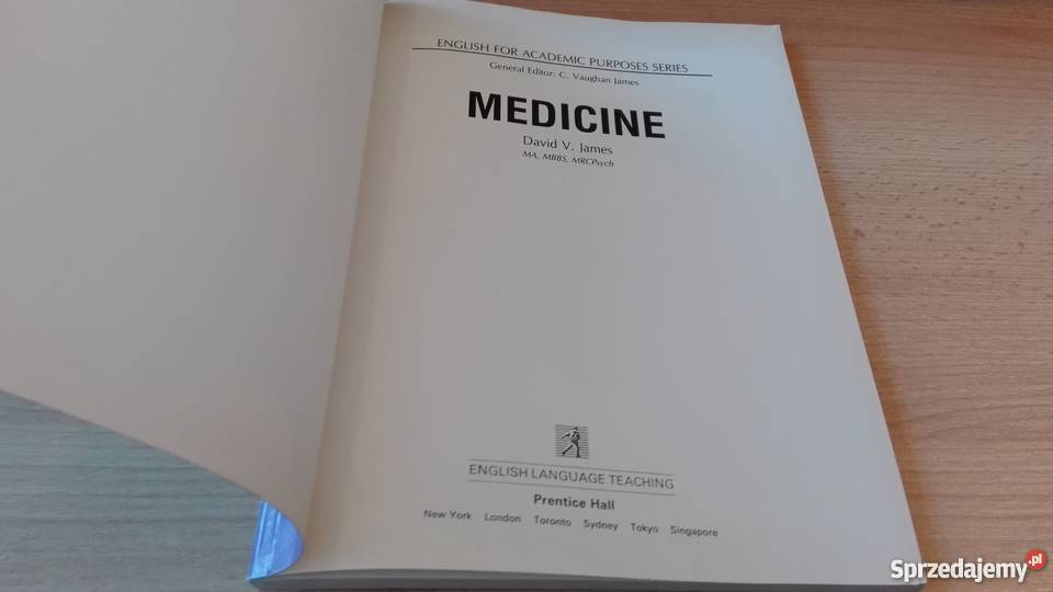 Medicine David V James English for Academic
