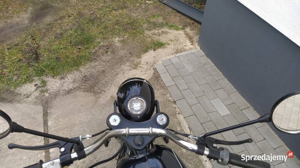 Wsk 125 zarejestrowana na białe tablice Chojnice