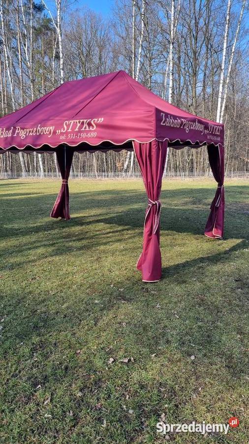 Namioty pogrzebowe 3 x 45 stal namiot żałobny śląskie Konradów sprzedam