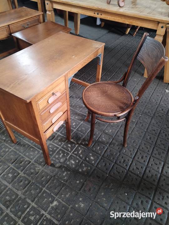 Biurko Krzesło thonet gięte w zestawie 47cm Legnica sprzedam