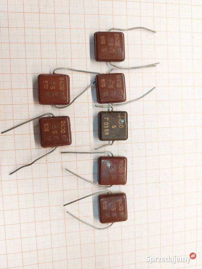 Kondensator Mikowy 2400pF 500V L15 7 A483 Czechowice-Dziedzice