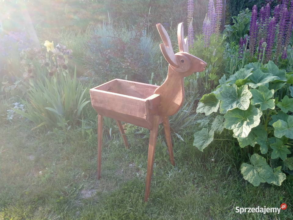 Drewniana donica jelonek Poniatowa