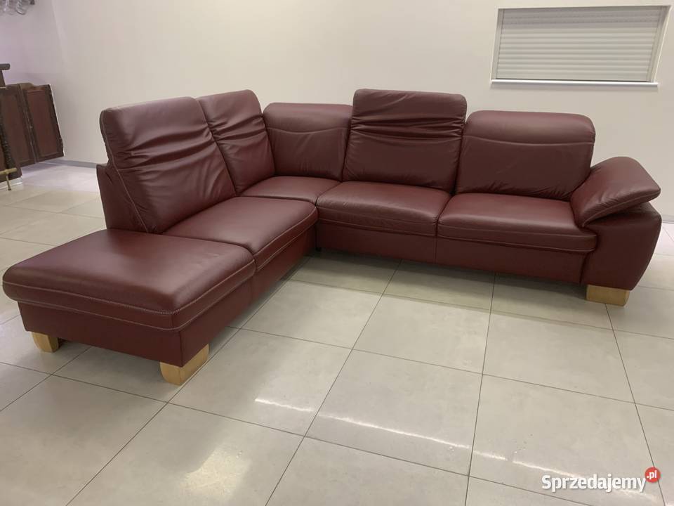 DUŻY NIEMIECKI NAROŻNIK SKÓRA NATURALNA 280240 Kalety sprzedam