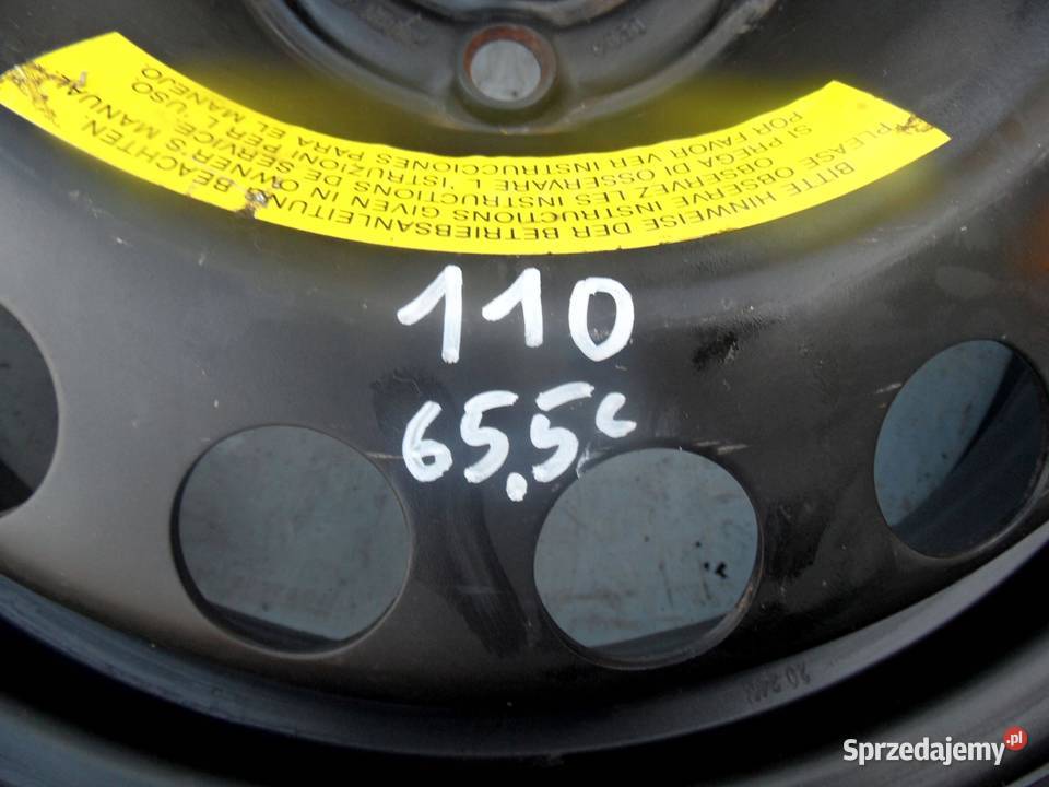 OPEL VECTRA C koło dojazdowe 1157016 92M 5x110 świętokrzyskie