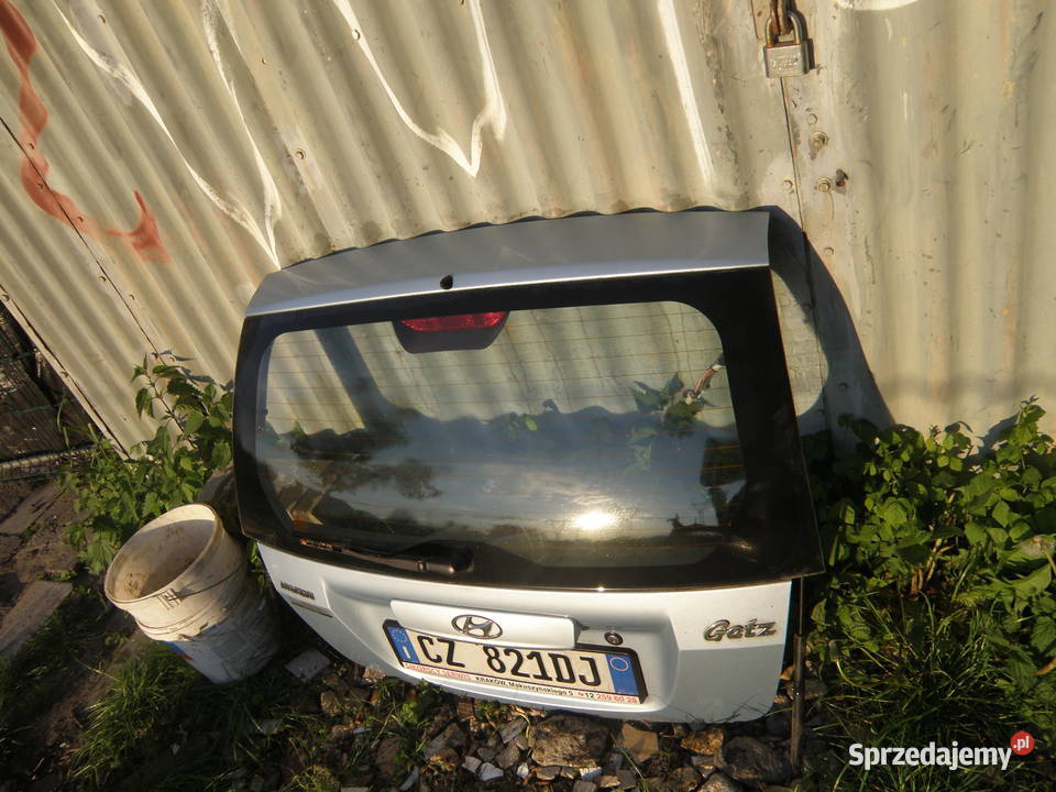 Klapa tylna tył błękitna 2B Hyundai Getz lift osobowe Kraków