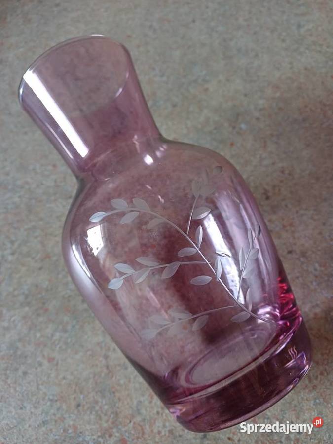 vintage szklane wazony Nowy Targ