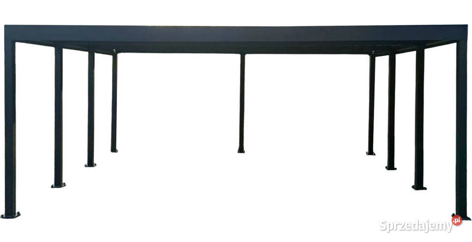 Carport PREMIUM Wiata samochodowa 7x5m antracyt Gdańsk