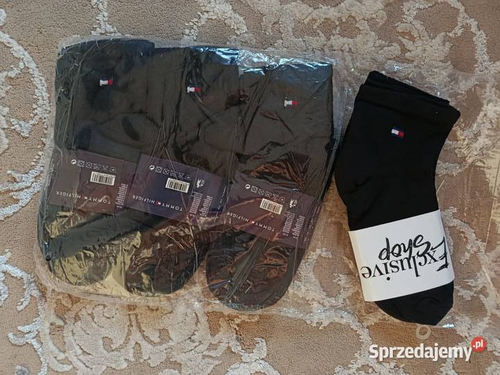 Skarpety męskie Tommy Hilfiger DRIFIT czarne Tommy Hilfiger Białystok sprzedam
