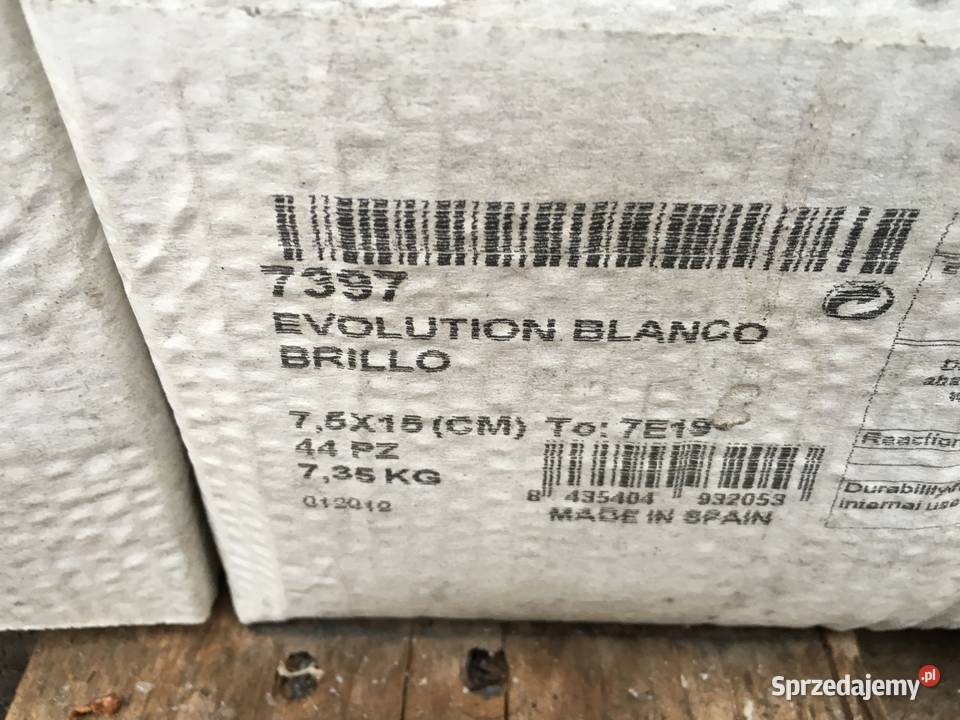 Glazura płytka ścienna evolution blanco brillo mazowieckie Reguły