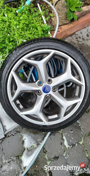Felgi aluminiowe ford ST 18 z ładnymi oponami Morąg sprzedam
