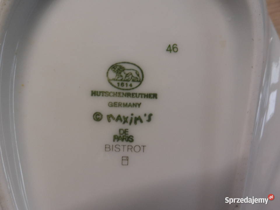 Hutschenreuther Maxims de Paris PATERA Porcelana i szkło Raszków
