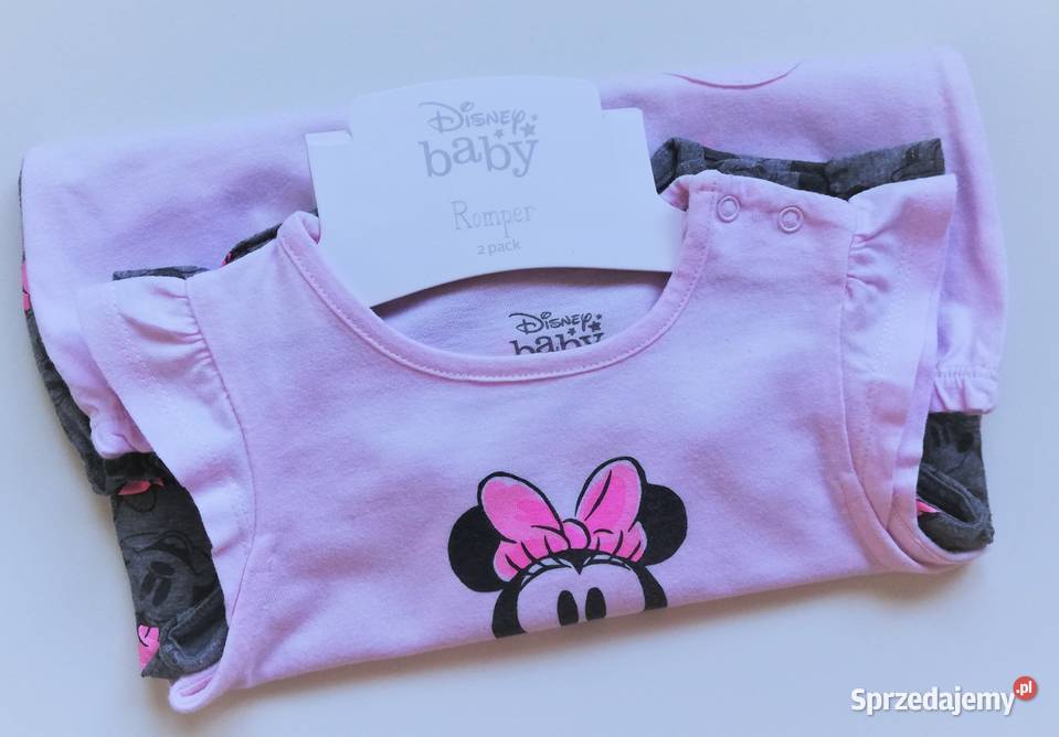 Nowy 2 Pack rampersów Cool Club Minnie Mouse 80