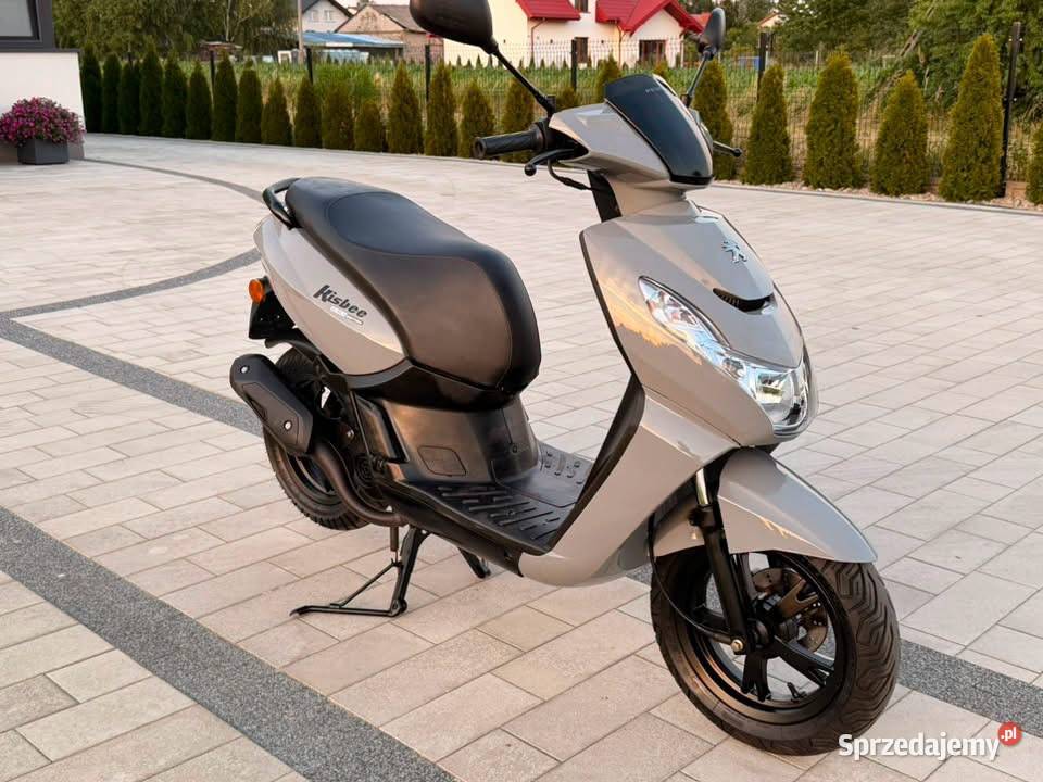 Skuter Peugeot Kisbee 2017r 50cc 2t BLACK Siedlce
