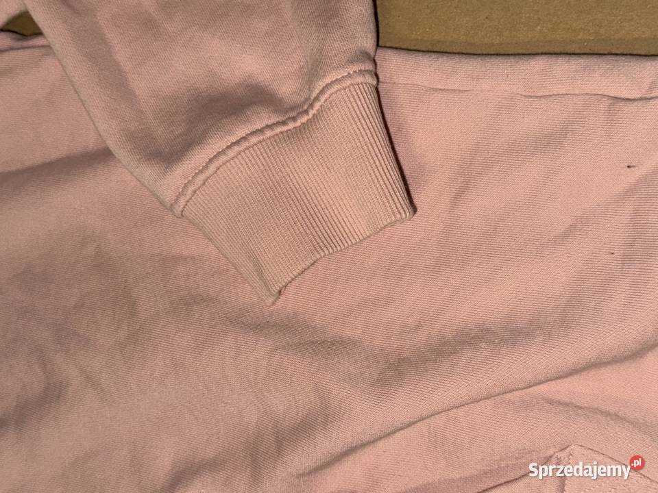 Rózowa bluza z kapturem na zamek sprzedam