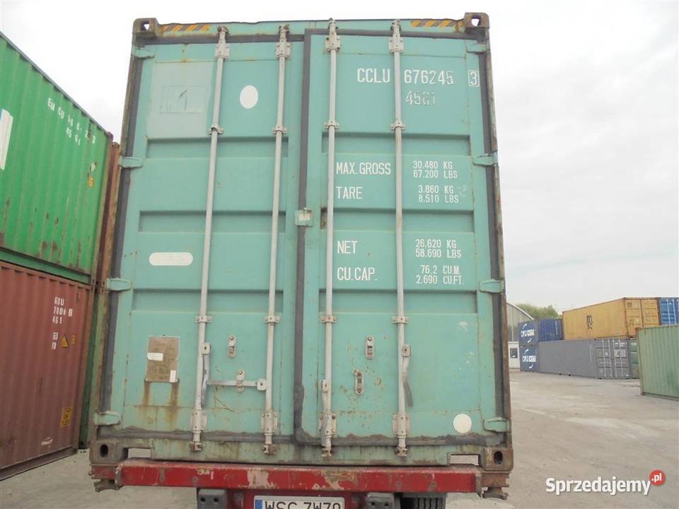 Kontener morski magazynowy budowlany 40 HC kujawsko-pomorskie