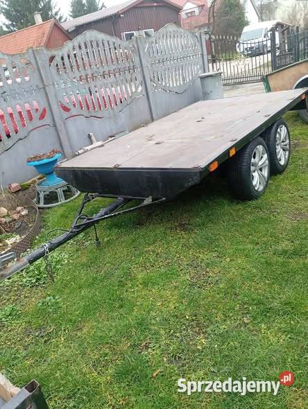 Sprzedam przyczepę samochodową bezbortową bez warmińsko-mazurskie Podławki sprzedam