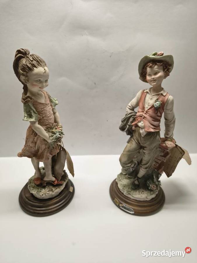 Capodimonte figura GArmani sygnowana kolor wielkopolskie