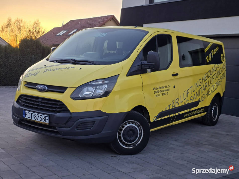 Ford Transit Custom DŁUGI LONG L2H1 bezwypadkowy wspomaganie kierownicy Czarnków sprzedam