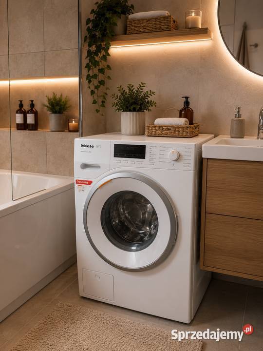 Na zdjęciach widać model Miele W1 Performance Pralki i suszarki Kalety