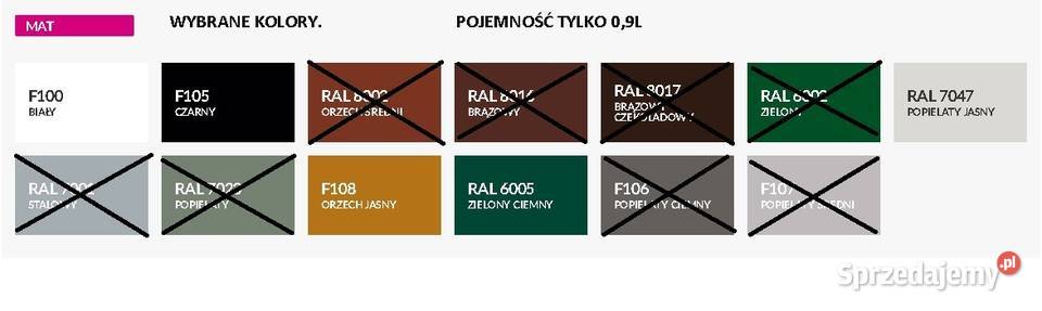 Emalia OlejnoFtalowa SUPERMAL Rożne kolory Biłgoraj