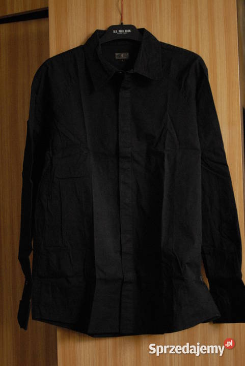 Cottonfield czarna koszula z plisą 100 bawełna L Cottonfield Warszawa