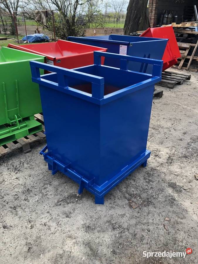 Kontener z otwieranym dnem 05m3 koliba Niedrzew Pierwszy