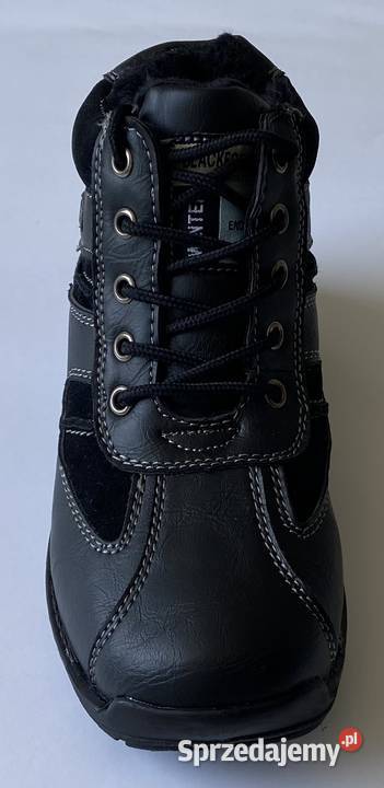 Czarne młodzieżowe ocieplane buty rozmiar 36 mazowieckie Żyrardów