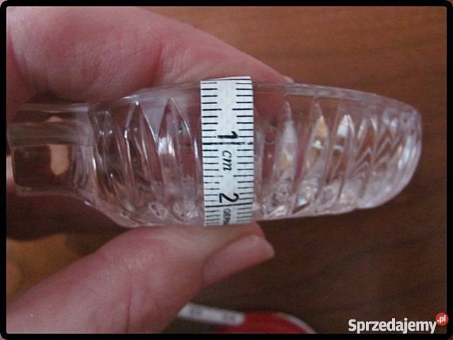 Popielniczka szklana kształt liścia mazowieckie Płock sprzedam