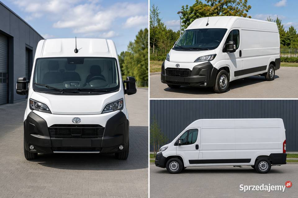 Wynajem busa dostawczego Toyota ProAce L3H2 HAK manualna Warszawa