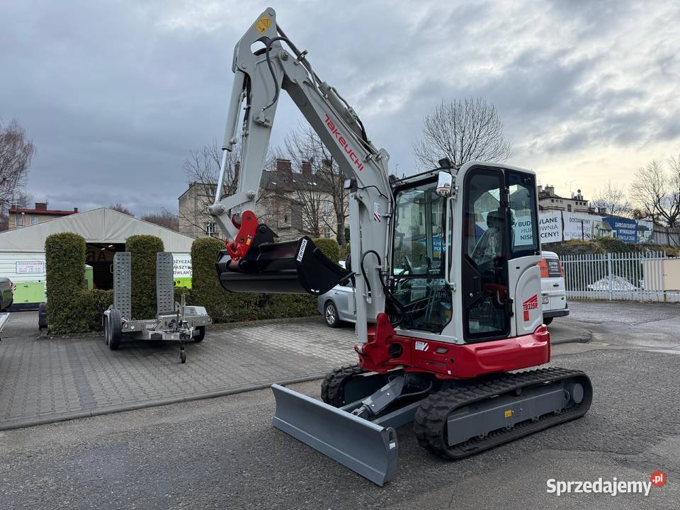 Minikoparka Takeuchi TB335R 37 tony wyprzedaż Bielsko-Biała sprzedam