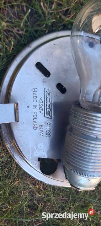 LampyPlafony PRL szkło