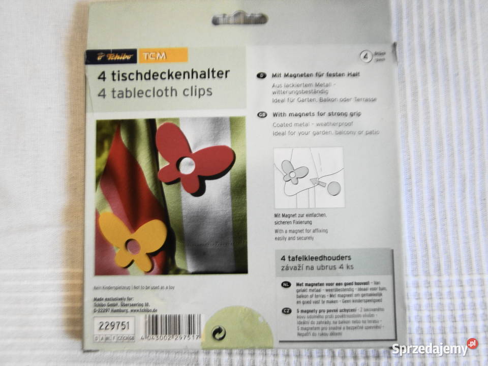 Nowe 4 ozdobne ciężarki magnetyczne Warszawa sprzedam